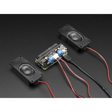 Adafruit I2S 3W Stereo Speaker cap for Raspberry Pi - Mini Kit Adafruit I2S 3W Stereo Speaker cap for Raspberry Pi - Mini Kit